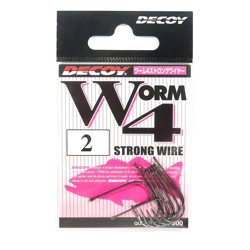 Крючок Decoy Worm 4 Strong Wire №2