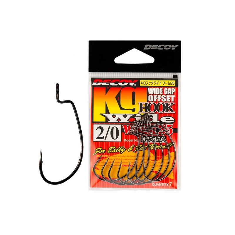 Крючок Decoy Worm 25 Kg High Power Hook Wide №2 8 шт