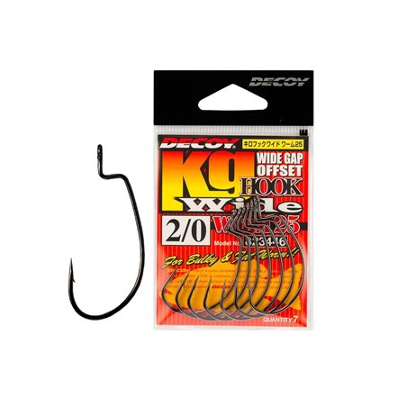 Крючок Decoy Worm 25 Kg High Power Hook Wide №2 8 шт