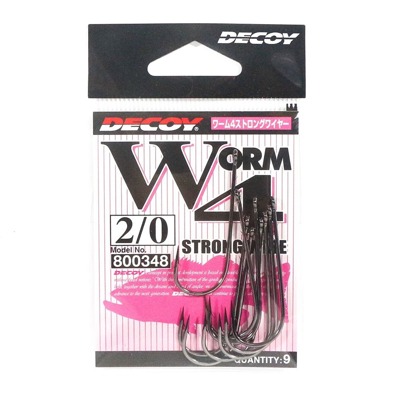 Крючок Decoy Worm 4 Strong Wire №2/0