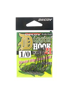 Крючок Decoy Worm 21 Digging Hook №1/0