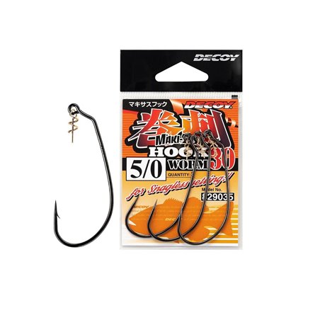 Крючок Decoy Worm 30 Maki-Sasu Hook №4/0 3 шт