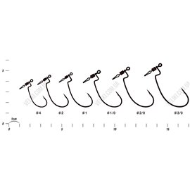 Крючок Decoy HD Hook Offset Worm 117 №2/0 4 шт