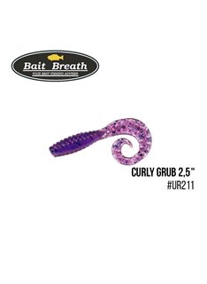 Твистер Bait Breath Curly Grub 2.5', 12 шт