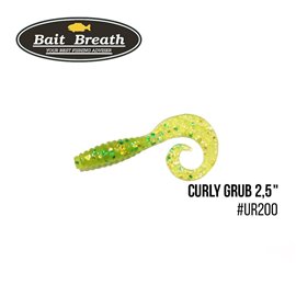 Твистер Bait Breath Curly Grub 2.5', 12 шт