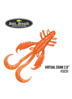 Рак Bait Breath Virtual Craw 2.6', 9 шт