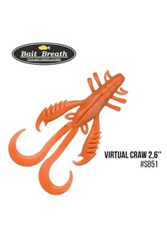 Рак Bait Breath Virtual Craw 2.6', 9 шт