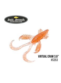 Рак Bait Breath Virtual Craw 3.6', 8 шт