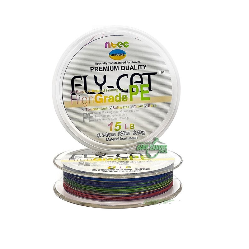 Шнур Ntec FlyCat Multicolor 137 м 0,20 мм 13,6 кг