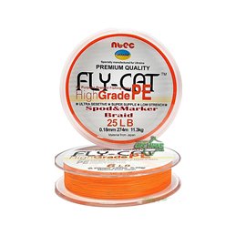 Шнур Ntec FlyCat Orange 137 м 0,14 мм 6,8 кг