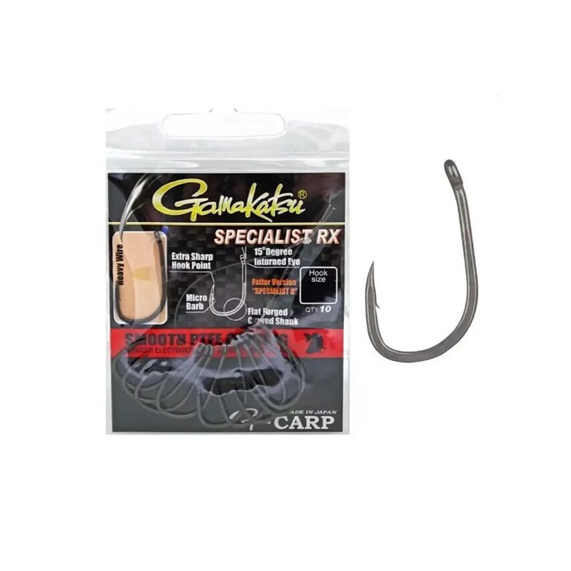 Крючок Gamakatsu G-CARP SPECIALIST RX №6 10 шт