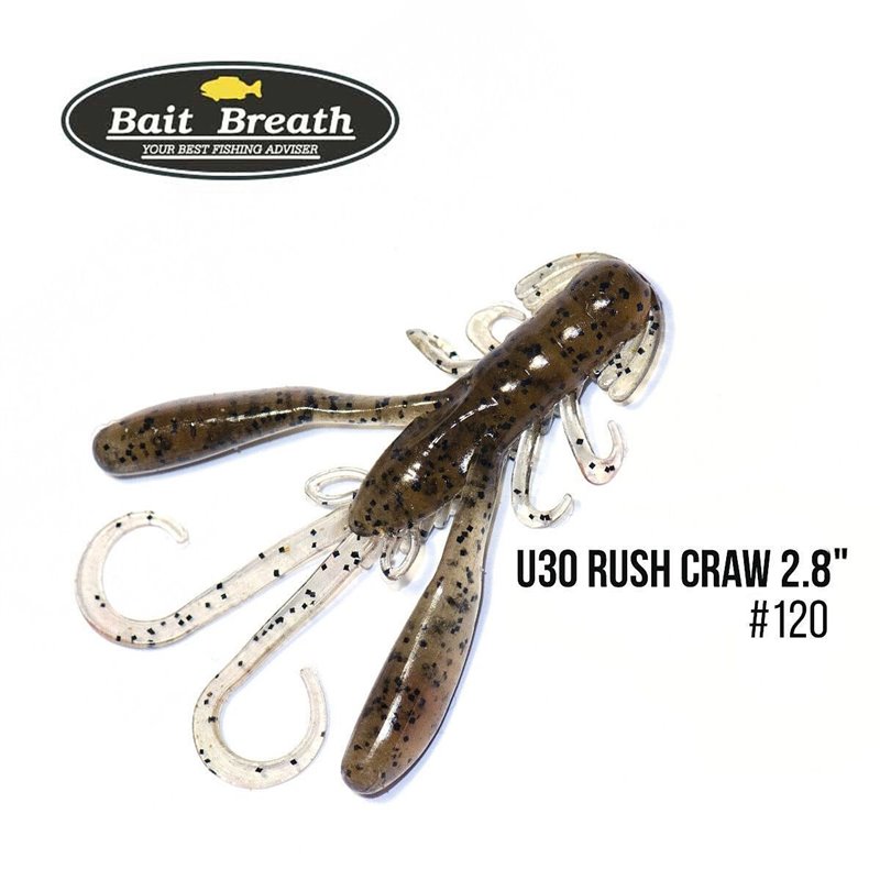 Рак Bait Breath U30 Rush Craw 2.8', 7 шт