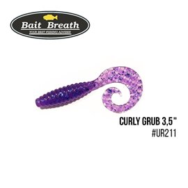 Твистер Bait Breath Curly Grub 3.5', 10 шт