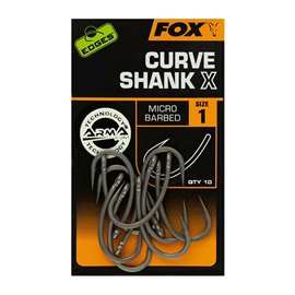 Крючки Fox Edges Curve Shank X size 1