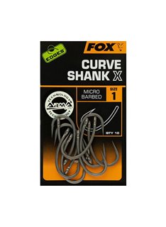 Крючки Fox Edges Curve Shank X size 1