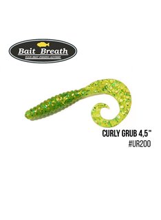 Твистер Bait Breath Curly Grub 4.5', 8 шт