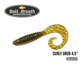 Твистер Bait Breath Curly Grub 4.5', 8 шт