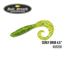 Твистер Bait Breath Curly Grub 4.5', 8 шт