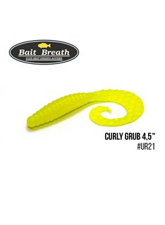 Твистер Bait Breath Curly Grub 4.5', 8 шт