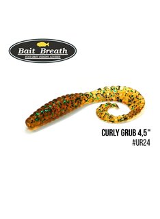 Твистер Bait Breath Curly Grub 4.5', 8 шт