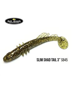 Виброхвост Bait Breath BeTanCo Shad Tail Slim 3.0', 8 шт