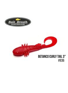 Твистер Bait Breath BeTanCo Curly Tail 3.0', 6 шт