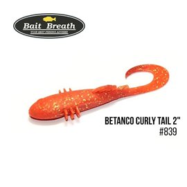 Твистер Bait Breath BeTanCo Curly Tail 2.0', 8 шт