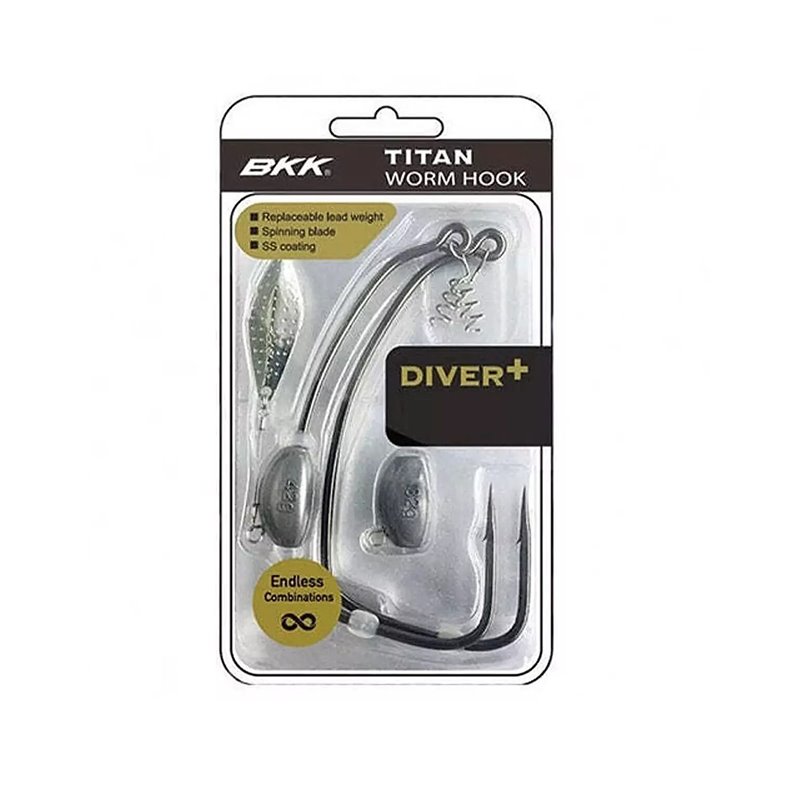 Крючок BKK Тitan Diver+ 8/0 2 шт