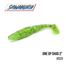 Виброхвост Sawamura One'Up Shad 2.0' 9 шт