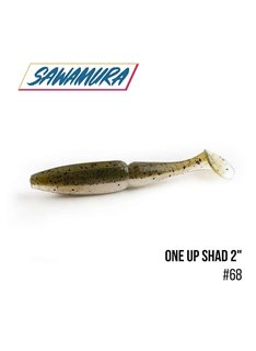 Виброхвост Sawamura One'Up Shad 2.0' 9 шт