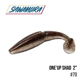 Виброхвост Sawamura One'Up Shad 2.0' 9 шт