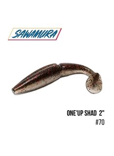 Виброхвост Sawamura One'Up Shad 2.0' 9 шт