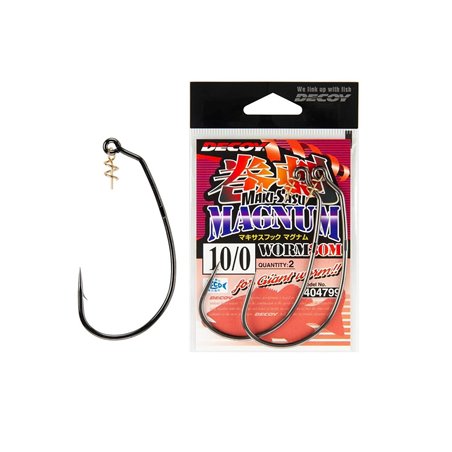 Крючок Decoy Worm 30M Maki-Sasu Hook Magnum 6/0 4 шт