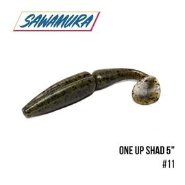 Виброхвост Sawamura One'Up Shad 5.0', 5 шт