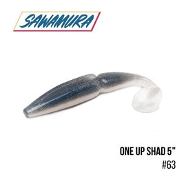 Виброхвост Sawamura One'Up Shad 5.0', 5 шт