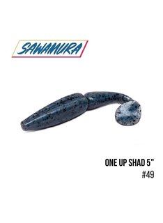 Виброхвост Sawamura One'Up Shad 5.0', 5 шт