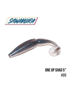 Виброхвост Sawamura One'Up Shad 5.0', 5 шт