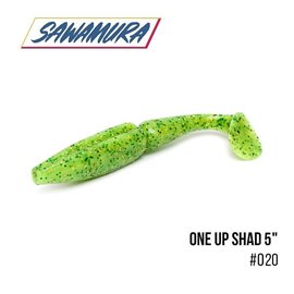 Виброхвост Sawamura One'Up Shad 5.0', 5 шт