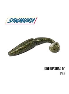 Виброхвост Sawamura One'Up Shad 5.0', 5 шт