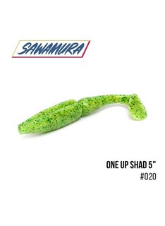 Виброхвост Sawamura One'Up Shad 5.0', 5 шт