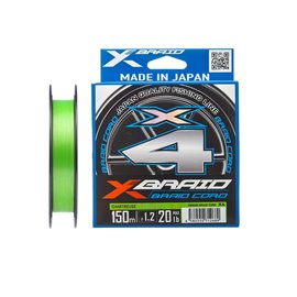 Шнур X-Braid Braid Cord X4 150 м 2,5 0,27 мм 16 кг