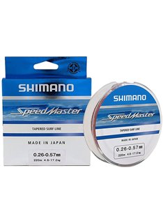 Шок-лидер Shimano Speedmaster Tapered Surf Line 220 м 0,33-0,57 мм 7,2-17 кг