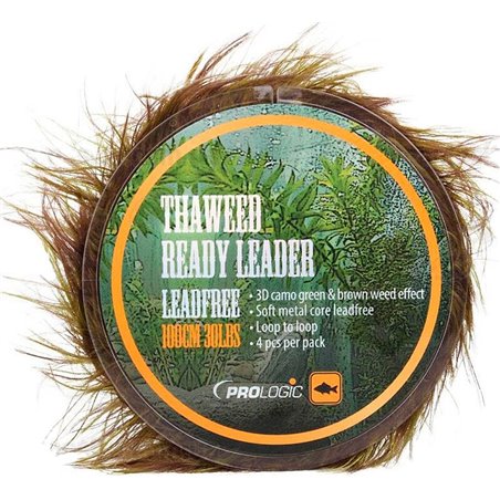 Лидкор Prologic ThaWeed Ready Leader 75 см 40lbs NL 4 шт