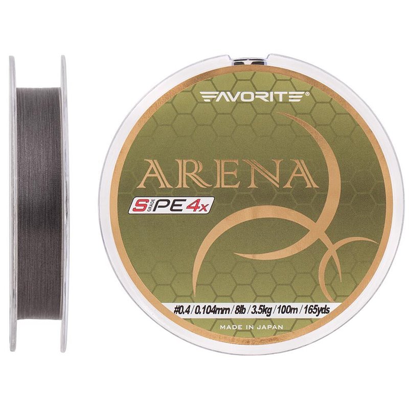 Шнур Favorite Arena PE 100 м 0,4 0,104 мм 3,5 кг