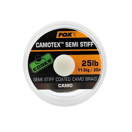 Поводковый материал Fox Edges Camotex Semi Stiff 20lb 20 м