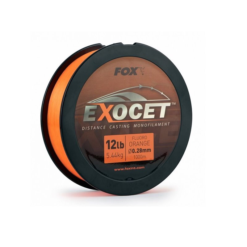 Леска Fox Exocet Fluoro Orange 1000 м 0,26 мм 4,9 кг