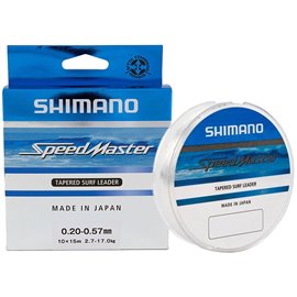 Шок-лидер Shimano Speedmaster Tapered Surf Leader 10X15 м 0,26-0,57 мм 4,6-17 кг