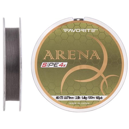 Шнур Favorite Arena PE 100 м 0,175 0,071 мм 1,4 кг