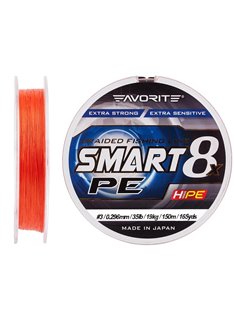 Шнур Favorite Smart PE 8x 150 м 3 0,296 мм 19 кг