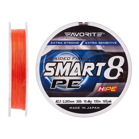 Шнур Favorite Smart PE 8x 150 м 2,5 0,265 мм 16,4 кг